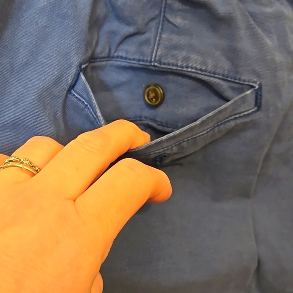 Goodthreads, Men's Shorts, Sz Lg, Blue, Cotton, Durable, Denim, Elastic Waist - Picture 11 of 11